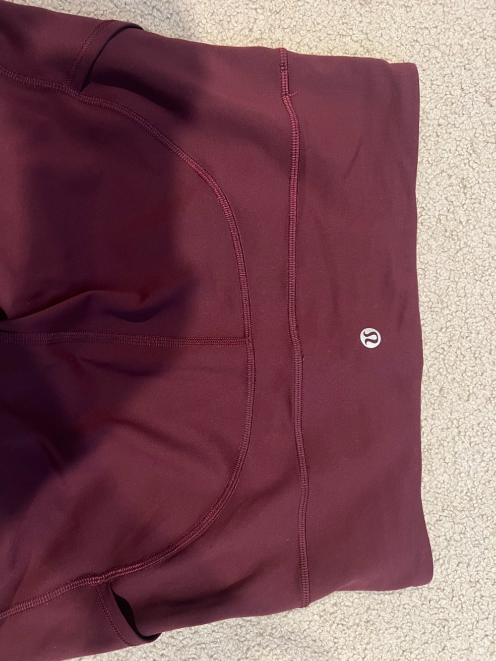 Lululemon Invigorate High-Rise Crop 23" Cassis Size 8 - Picture 10 of 14